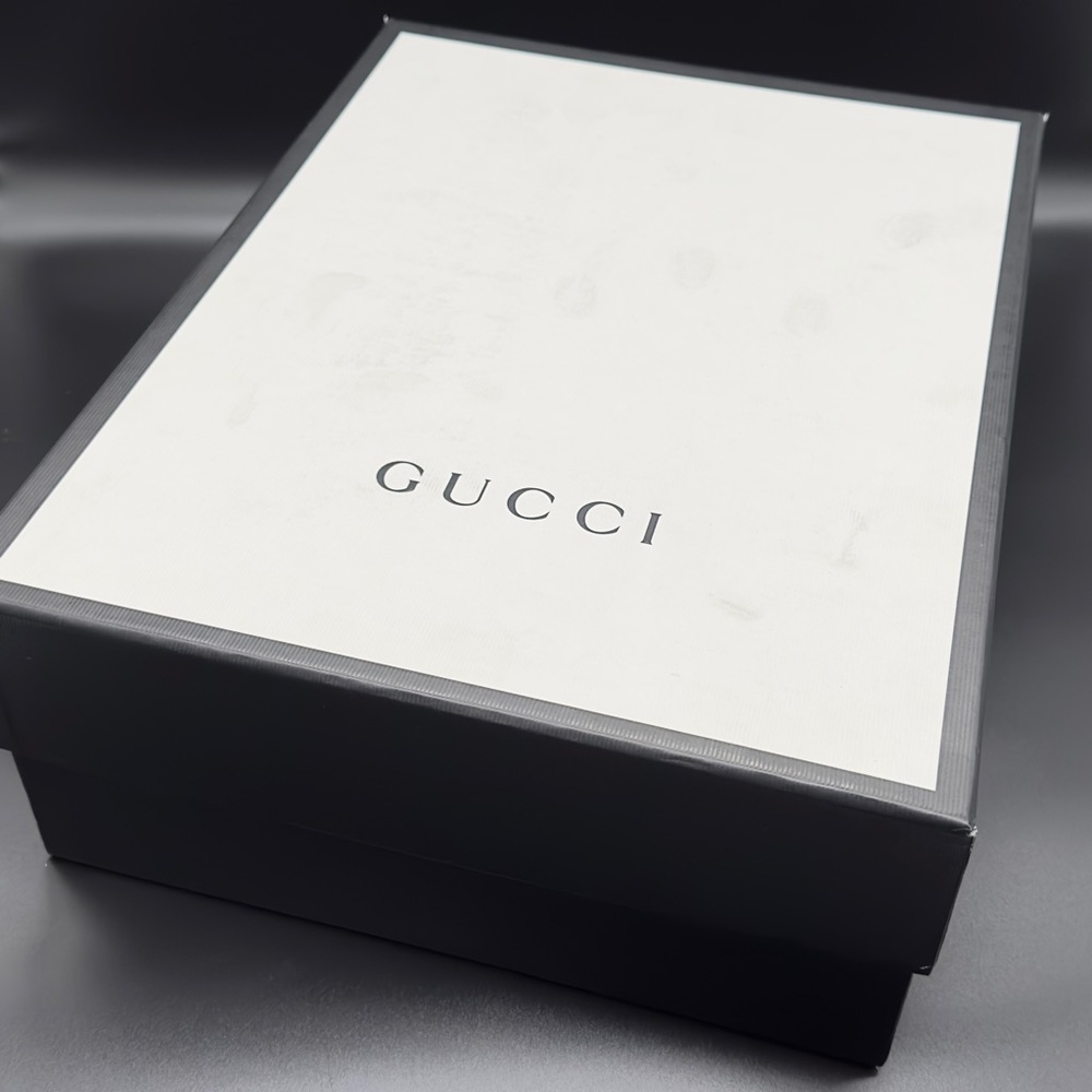 *** BRAND NEW GUCCI HI TOP CANVAS AND LEATHER SNEAKERS WITH ORIGINAL PACKAGING - Picture 10 of 10